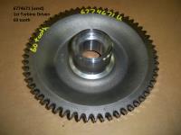 Twin Disc 6774671-1st Turbine Driven Gear,
60 tooth Available Part Details for Twin Disc TT 6774671